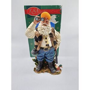 KSA Kurt S Adler RARE Morning Watch Fabriche‎ Santa Duck Hunting Googly Eyes
